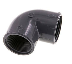 90deg Angled Fitting Rp1 1/4'' Female PVC-U 16bar (224.8psi) EN 1452-3 [2 Pieces]