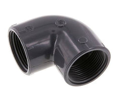 90deg Angled Fitting Rp1 1/4'' Female PVC-U 16bar (224.8psi) EN 1452-3 [2 Pieces]