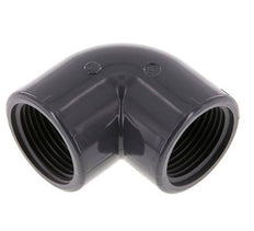 90deg Angled Fitting Rp1'' Female PVC-U 16bar (224.8psi) EN 1452-3 [2 Pieces]