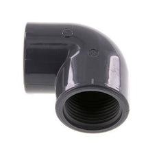 90deg Angled Fitting Rp1'' Female PVC-U 16bar (224.8psi) EN 1452-3 [2 Pieces]