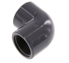 90deg Angled Fitting Rp1'' Female PVC-U 16bar (224.8psi) EN 1452-3 [2 Pieces]