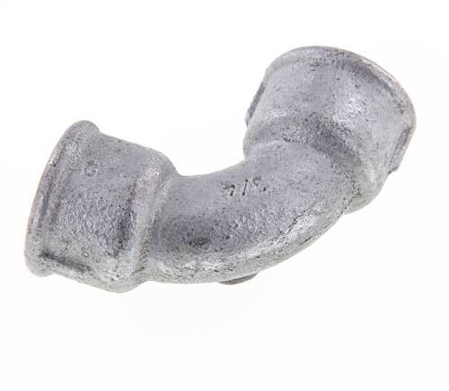 90deg Angled Fitting Rp3/4'' Female Short Cast Iron 25bar (351.25psi) [2 Pieces]