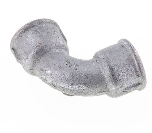90deg Angled Fitting Rp3/4'' Female Short Cast Iron 25bar (351.25psi) [2 Pieces]