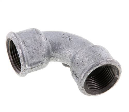 90deg Angled Fitting Rp3/4'' Female Short Cast Iron 25bar (351.25psi) [2 Pieces]