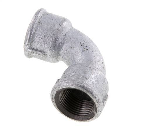 90deg Angled Fitting Rp3/4'' Female Short Cast Iron 25bar (351.25psi) [2 Pieces]