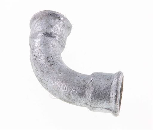 90deg Angled Fitting Rp1/2'' Female Long Cast Iron 25bar (351.25psi) [2 Pieces]