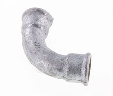 90deg Angled Fitting Rp1/2'' Female Long Cast Iron 25bar (351.25psi) [2 Pieces]