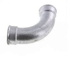 Racor acodado 90deg Rp2'' Hembra Hierro fundido largo 25bar (351.25psi)
