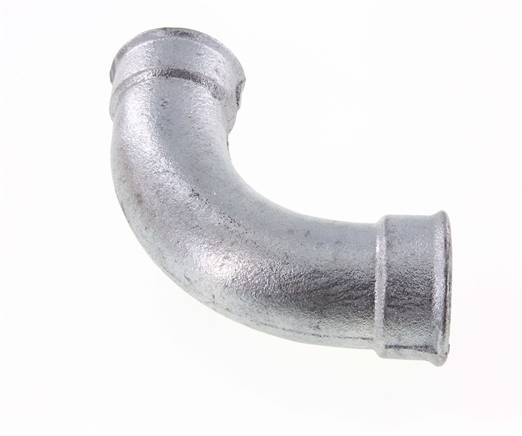 Racor acodado 90deg Rp2'' Hembra Hierro fundido largo 25bar (351.25psi)