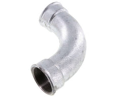 Racor acodado 90deg Rp2'' Hembra Hierro fundido largo 25bar (351.25psi)