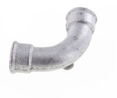 Racor acodado 90deg Rp1'' Hembra Hierro fundido largo 25bar (351.25psi)