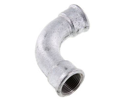 Racor acodado 90deg Rp1'' Hembra Hierro fundido largo 25bar (351.25psi)