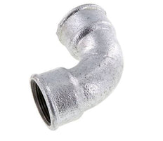 Racor acodado 90deg Rp1 1/4'' Hembra Hierro fundido corto 25bar (351.25psi)
