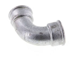 Racor acodado 90deg Rp1 1/2'' Hembra Hierro fundido corto 25bar (351.25psi)