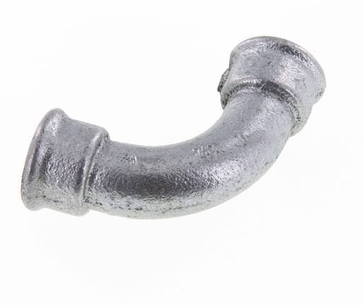 90deg Angled Fitting Rp3/4'' Female Long Cast Iron 25bar (351.25psi) [2 Pieces]