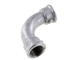 90deg Angled Fitting Rp3/4'' Female Long Cast Iron 25bar (351.25psi) [2 Pieces]