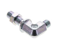 Racor acodado 90deg Pasamuros G1/8'' Acero alta presión Cono 60° 350bar (4917.5psi) Hidráulico