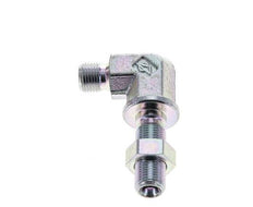 Racor acodado 90deg Pasamuros G1/8'' Acero alta presión Cono 60° 350bar (4917.5psi) Hidráulico
