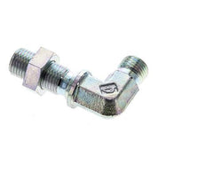 Racor acodado 90deg Pasamuros G1/4'' Acero alta presión 60° Cono 350bar (4917.5psi) Hidráulico