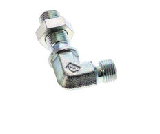Racor acodado 90deg Pasamuros G1/4'' Acero alta presión 60° Cono 350bar (4917.5psi) Hidráulico