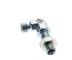 Racor acodado 90deg Pasamuros G1/4'' Acero alta presión 60° Cono 350bar (4917.5psi) Hidráulico