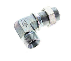 Racor acodado 90deg Pasamuros G3/4'' Acero alta presión 60° Cono 325bar (4566.25psi) Hidráulico
