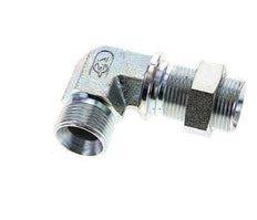 Racor acodado 90deg Pasamuros G3/4'' Acero alta presión 60° Cono 325bar (4566.25psi) Hidráulico