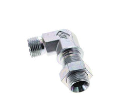 Racor Acodado 90deg Pasamuros G1/2'' Acero Alta Presión Cono 60° 350bar (4917.5psi) Hidráulico