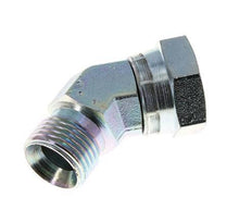 Racor Acodado 45deg G1/2'' Hembra x Macho Acero Alta Presión 60° Cono 300bar (4215.0psi) Hidráulico