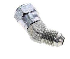 45deg JIC Angled Fitting UNF 1/2''-20 Male x Female Steel 275bar (3863.75psi)