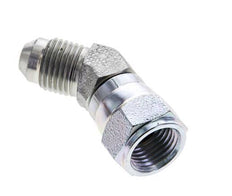 45deg JIC Angled Fitting UNF 1/2''-20 Male x Female Steel 275bar (3863.75psi)