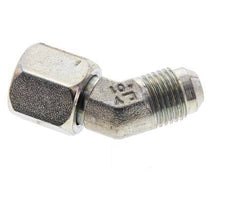 Racor acodado 45deg JIC UNF 9/16''-18 Macho x Hembra Acero 275bar (3863.75psi)