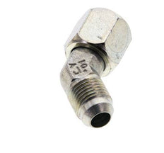 Racor acodado 45deg JIC UNF 9/16''-18 Macho x Hembra Acero 275bar (3863.75psi)