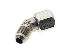 Racor acodado 45deg JIC UNF 9/16''-18 Macho x Hembra Acero 275bar (3863.75psi)