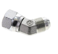 Racor acodado 45deg JIC UNF 3/4''-16 Macho x Hembra Acero 275bar (3863.75psi)
