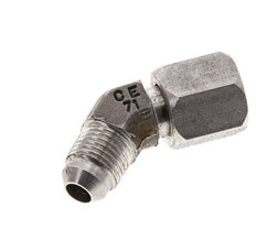 Racor acodado 45deg JIC UNF 1/2''-20 Macho x Hembra Acero inoxidable 275bar (3863.75psi)