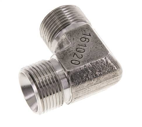 Racor acodado 90deg G3/4'' Acero inoxidable alta presión 60° Cono 325bar (4566.25psi) Hidráulico
