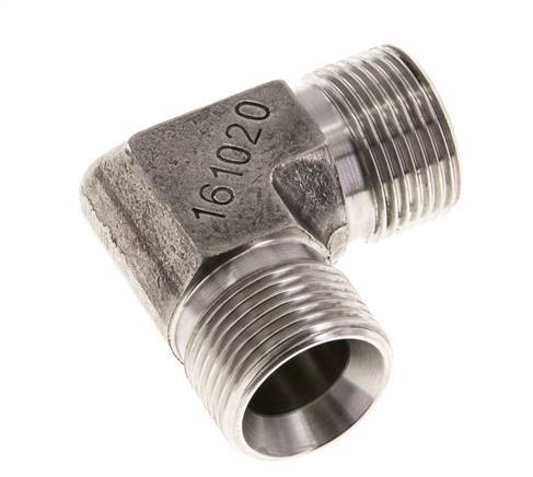 Racor acodado 90deg G3/4'' Acero inoxidable alta presión 60° Cono 325bar (4566.25psi) Hidráulico