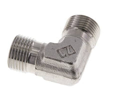 Racor acodado 90deg G3/8'' Acero inoxidable alta presión 60° Cono 325bar (4566.25psi) Hidráulico