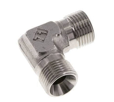 Racor acodado 90deg G3/8'' Acero inoxidable alta presión 60° Cono 325bar (4566.25psi) Hidráulico