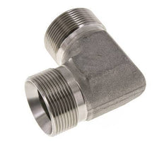 Racor Acodado 90deg G1 1/2'' Acero Inoxidable Alta Presión 60° Cono 190bar (2669.5psi) Hidráulico