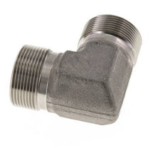 Racor Acodado 90deg G1 1/2'' Acero Inoxidable Alta Presión 60° Cono 190bar (2669.5psi) Hidráulico