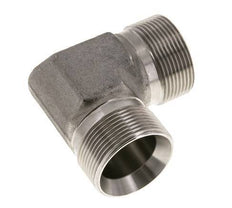 Racor Acodado 90deg G1 1/2'' Acero Inoxidable Alta Presión 60° Cono 190bar (2669.5psi) Hidráulico