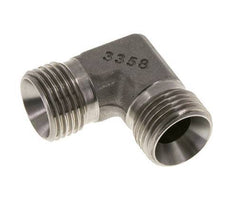 Racor Acodado 90deg G1/2'' Acero Inoxidable Alta Presión 60° Cono 350bar (4917.5psi) Hidráulico