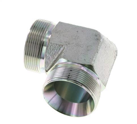 Racor acodado 90deg G2'' Acero alta presión 60° Cono 175bar (2458.75psi) Hidráulico