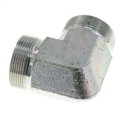 Racor acodado 90deg G2'' Acero alta presión 60° Cono 175bar (2458.75psi) Hidráulico