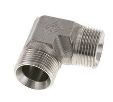 Racor Acodado 90deg G1'' Acero Inoxidable Alta Presión 60° Cono 225bar (3161.25psi) Hidráulico