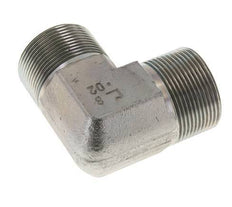 Racor acodado 90deg G1 1/2'' Acero alta presión 60° Cono 190bar (2669.5psi) Hidráulico