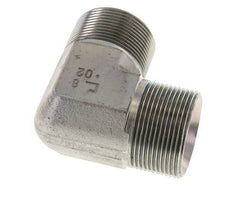 Racor acodado 90deg G1 1/2'' Acero alta presión 60° Cono 190bar (2669.5psi) Hidráulico