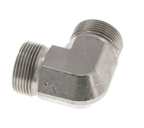 Racor Acodado 90deg G1 1/4'' Acero Inoxidable Alta Presión 60° Cono 190bar (2669.5psi) Hidráulico